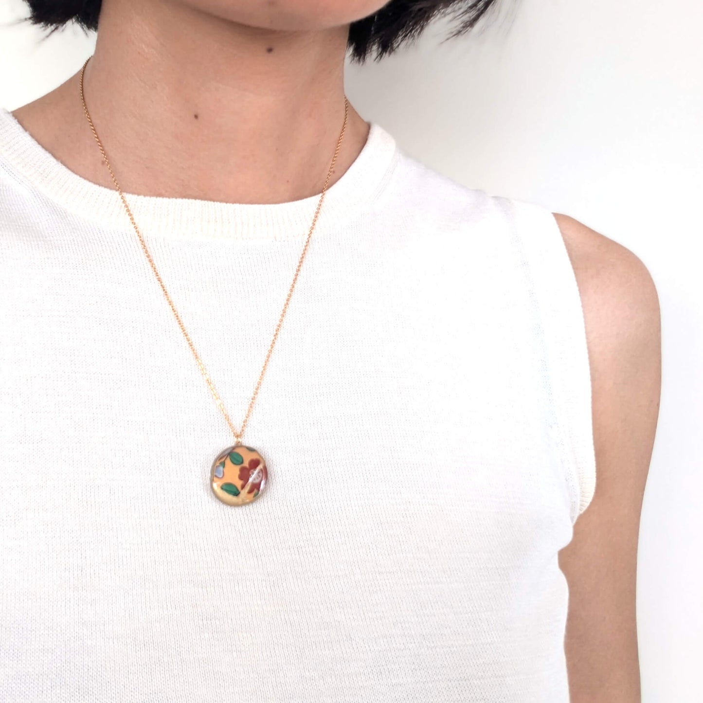Ware Necklace-Kintsugi jewelry-Japanese pottery jewelry-JAPONICA