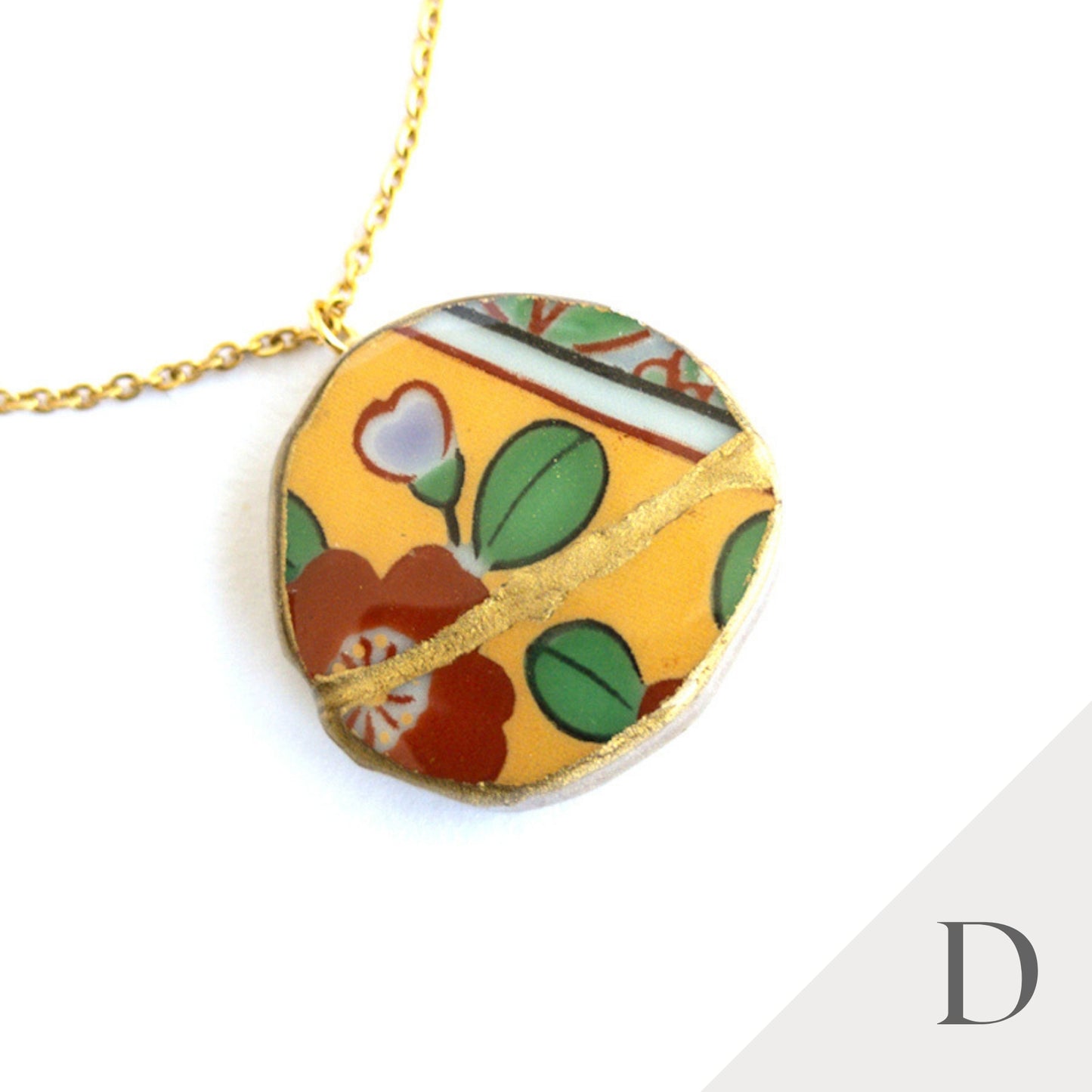 Ware Necklace-Kintsugi jewelry-Japanese pottery jewelry-JAPONICA