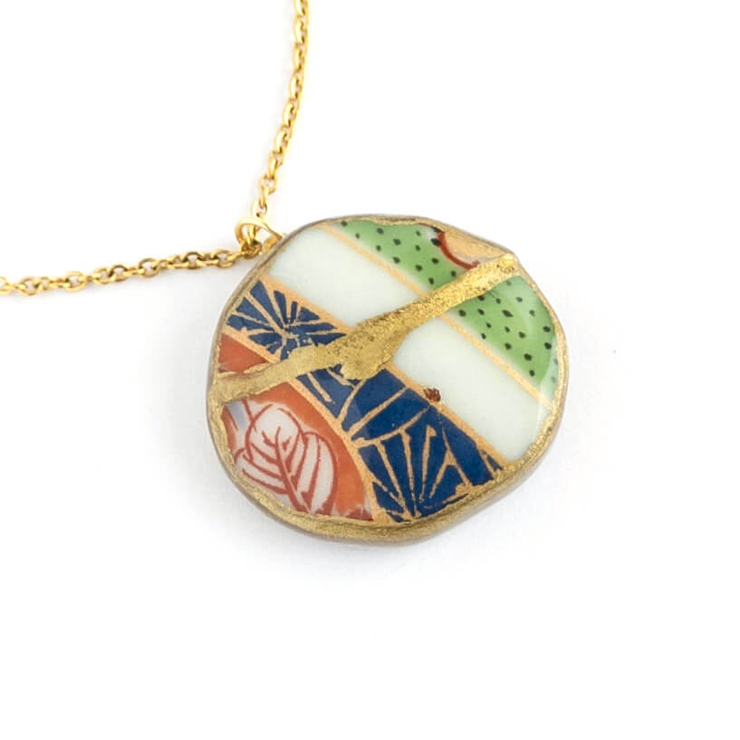 Ware Necklace-Kintsugi jewelry-Japanese pottery jewelry-JAPONICA
