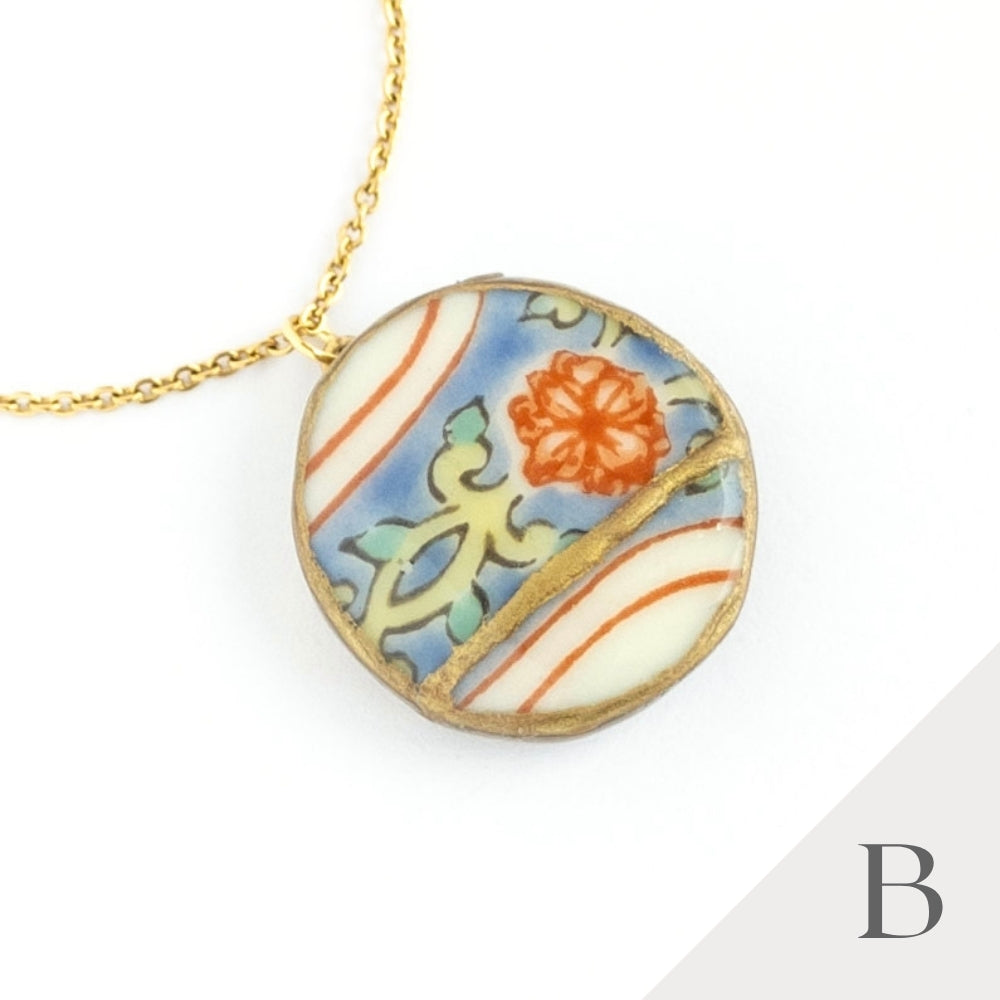 Ware Necklace-Kintsugi jewelry-Japanese pottery jewelry-JAPONICA