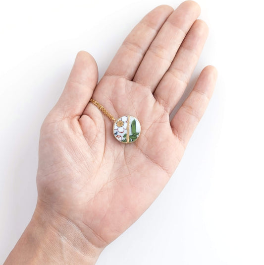 Ware Necklace-Kintsugi jewelry-Japanese pottery jewelry-JAPONICA