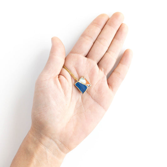 Yobitsugi Necklace-Kintsugi jewelry-Japanese pottery jewelry-JAPONICA