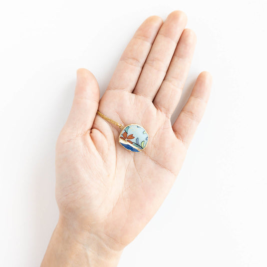 Yobitsugi Necklace-Kintsugi jewelry-Japanese pottery jewelry-JAPONICA