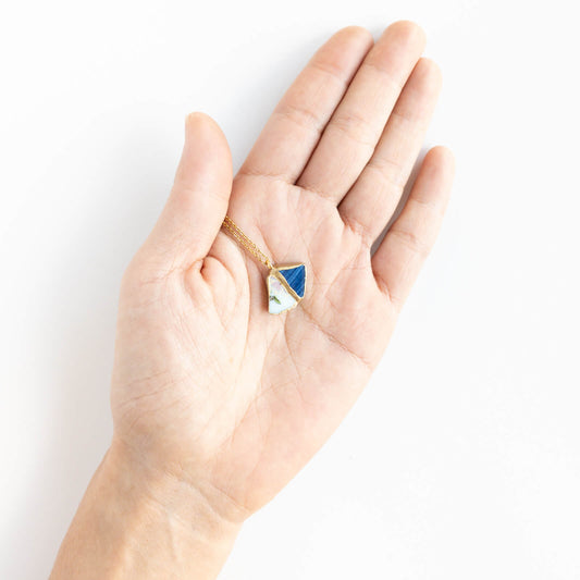 Yobitsugi Necklace-Kintsugi jewelry-Japanese pottery jewelry-JAPONICA