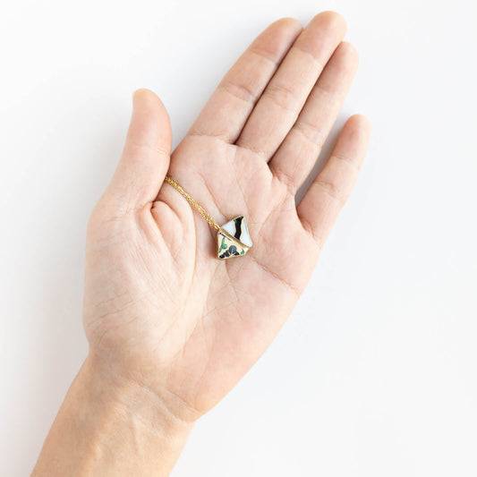 Yobitsugi Necklace-Kintsugi jewelry-Japanese pottery jewelry-JAPONICA