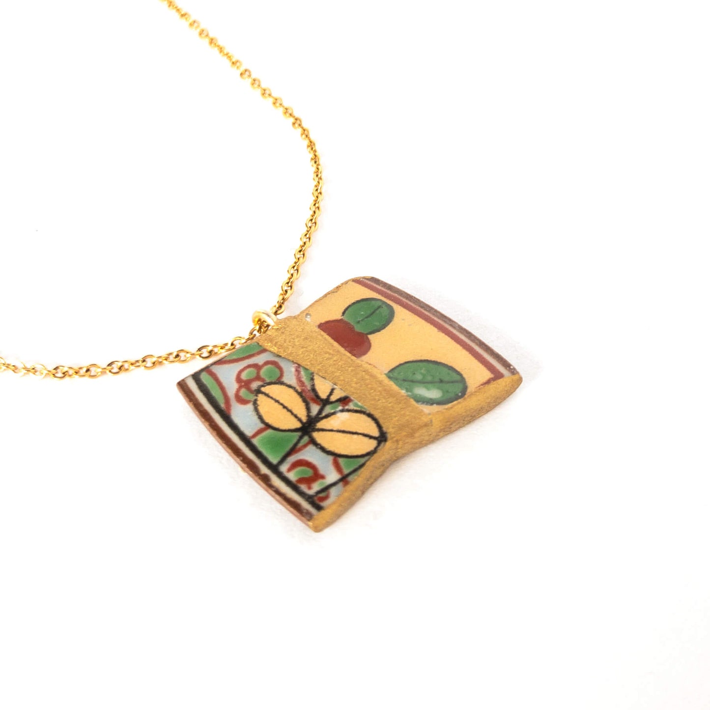 Yobitsugi Necklace-Kintsugi jewelry-Japanese pottery jewelry-JAPONICA