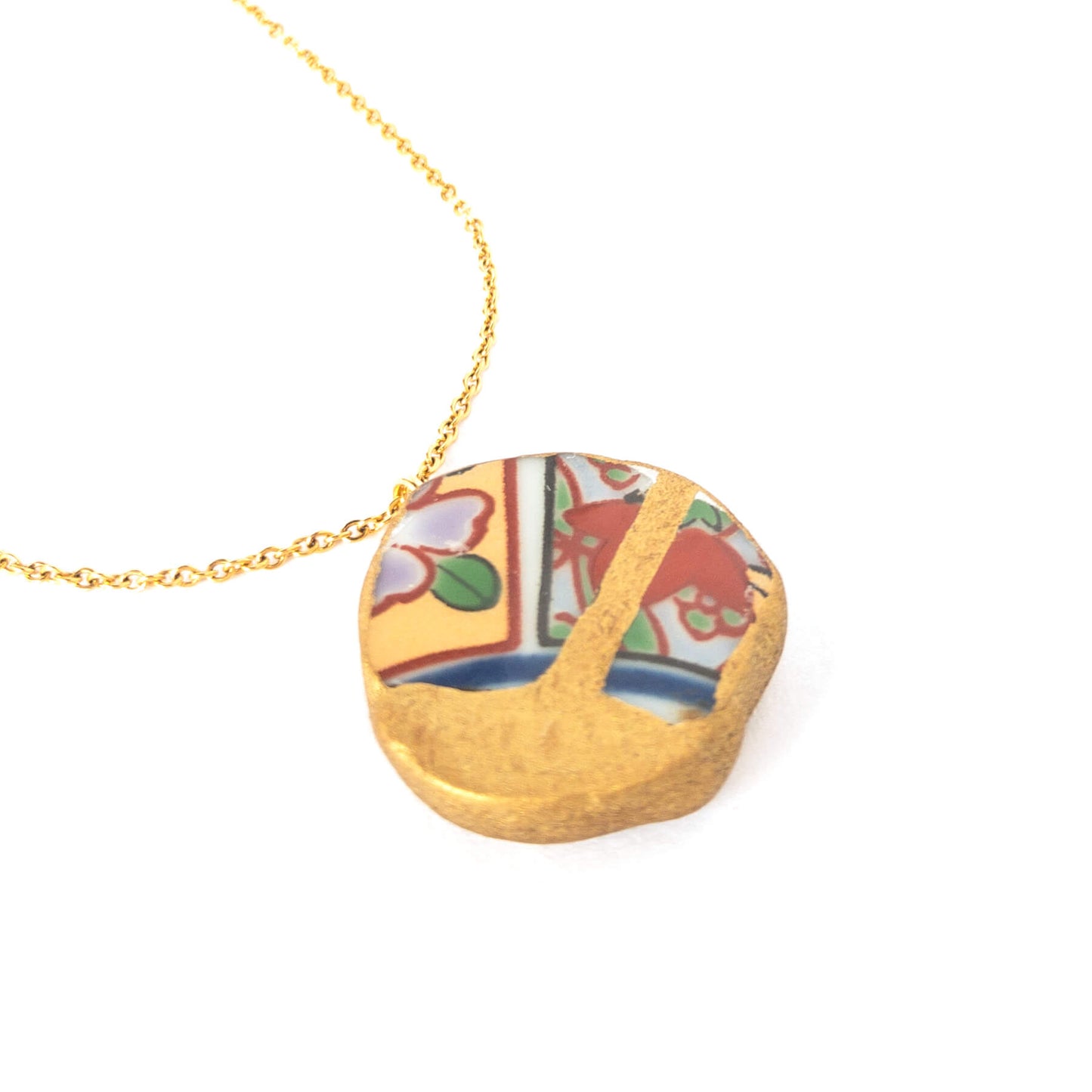 Kake Necklace-Kintsugi jewelry-Japanese pottery jewelry-JAPONICA
