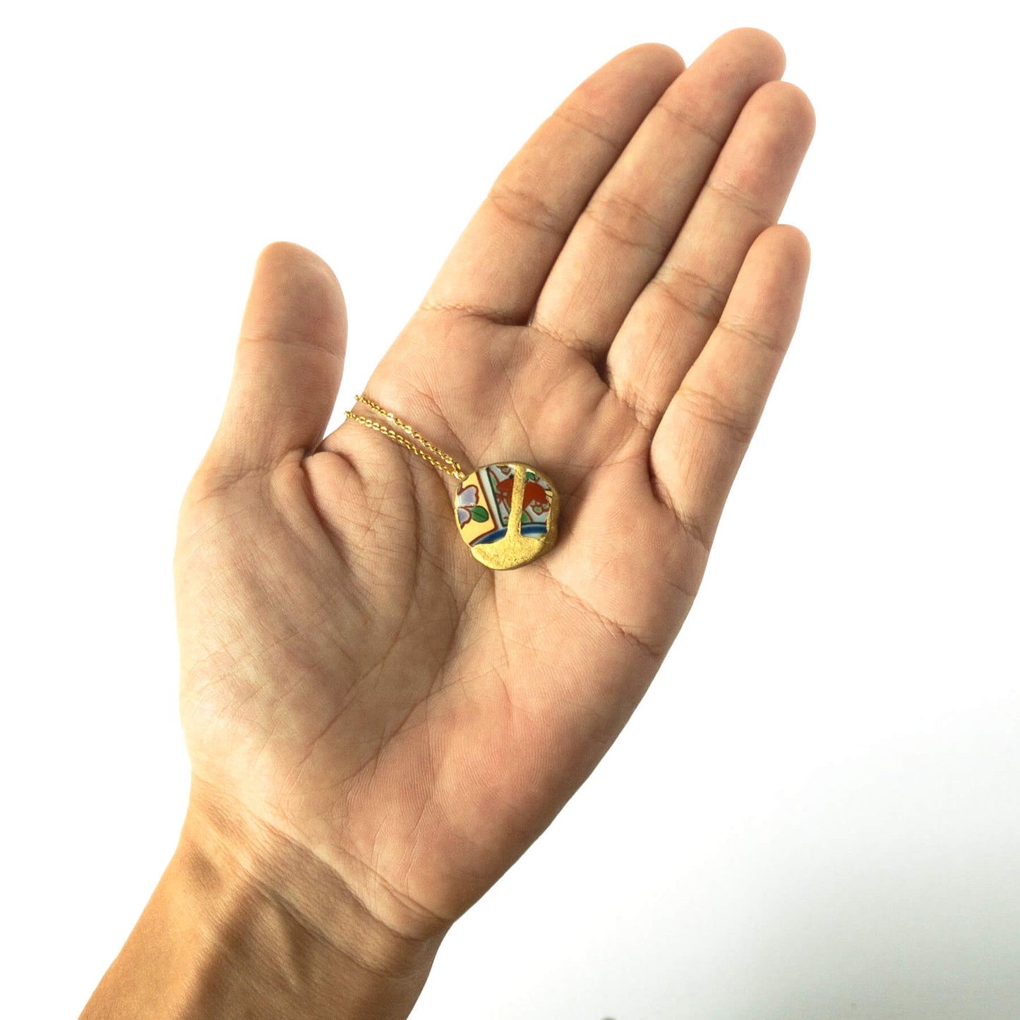 Kake Necklace-Kintsugi jewelry-Japanese pottery jewelry-JAPONICA