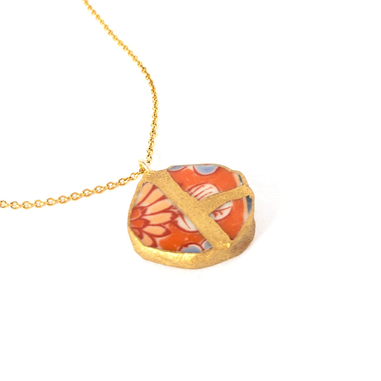 Ware Necklace-Kintsugi jewelry-Japanese pottery jewelry-JAPONICA