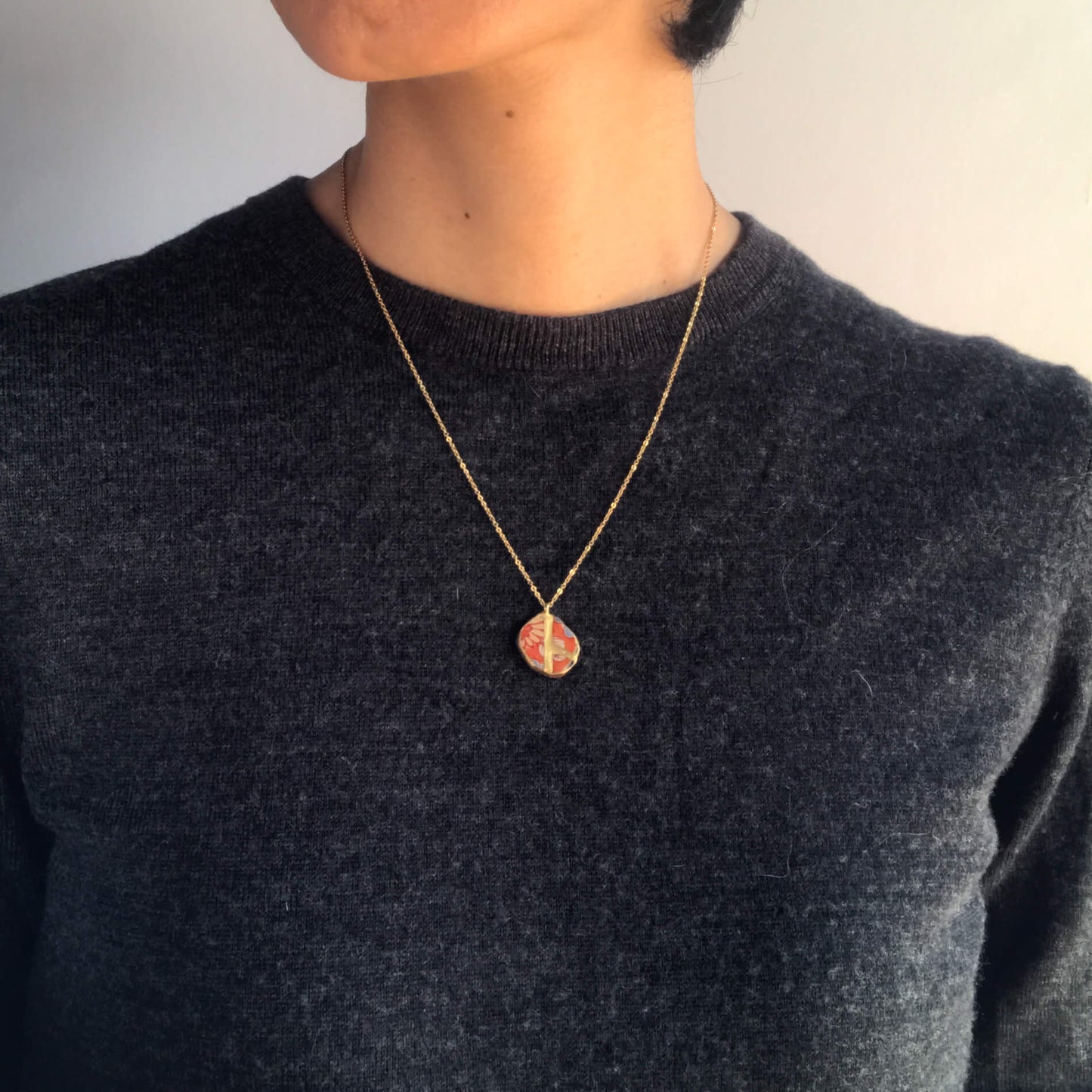 Ware Necklace-Kintsugi jewelry-Japanese pottery jewelry-JAPONICA