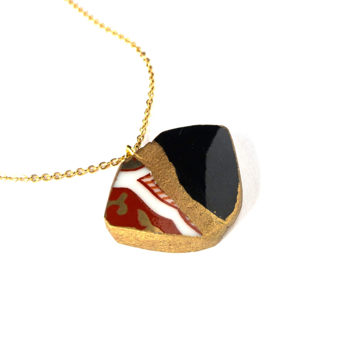 Yobitsugi Necklace-Kintsugi jewelry-Japanese pottery jewelry-JAPONICA