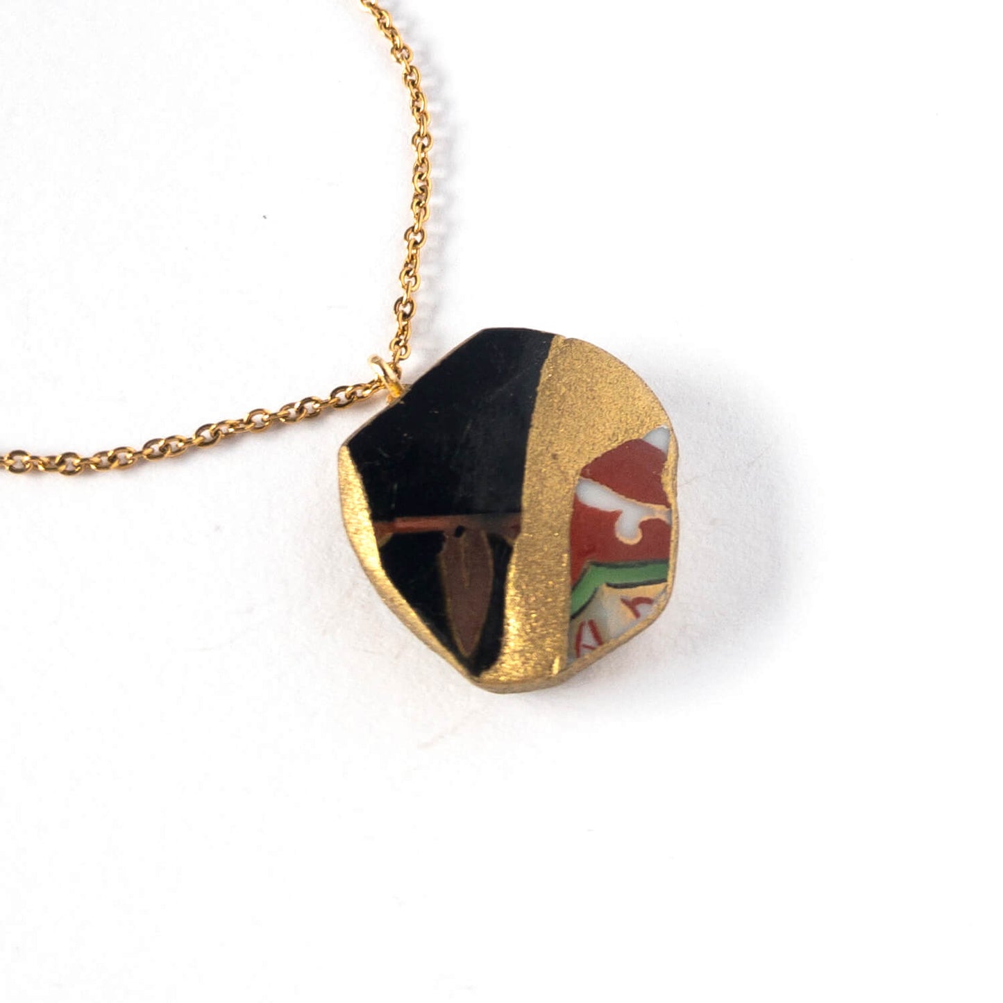 Kake Necklace-Kintsugi jewelry-Japanese pottery jewelry-JAPONICA