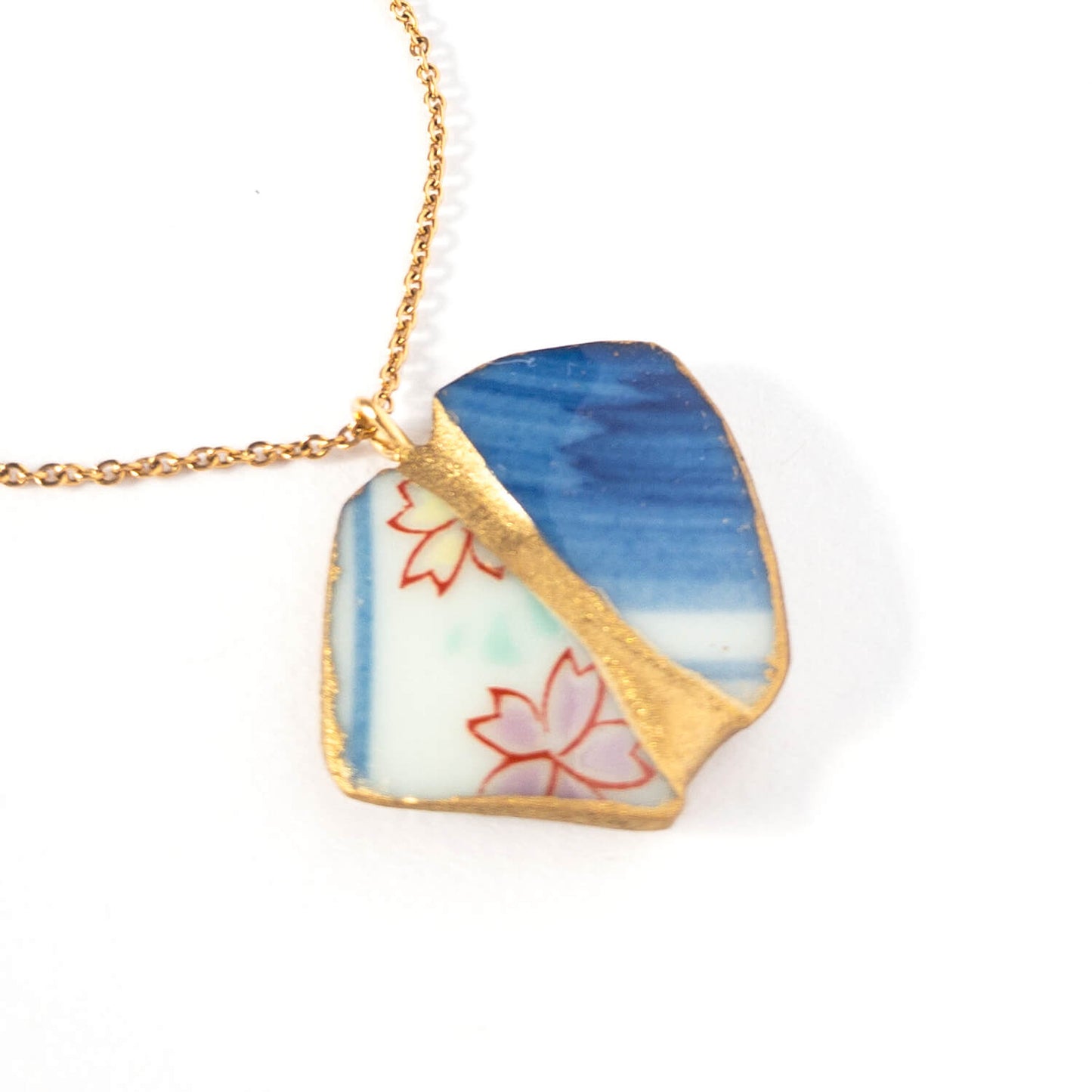 Yobitsugi Necklace-Kintsugi jewelry-Japanese pottery jewelry-JAPONICA