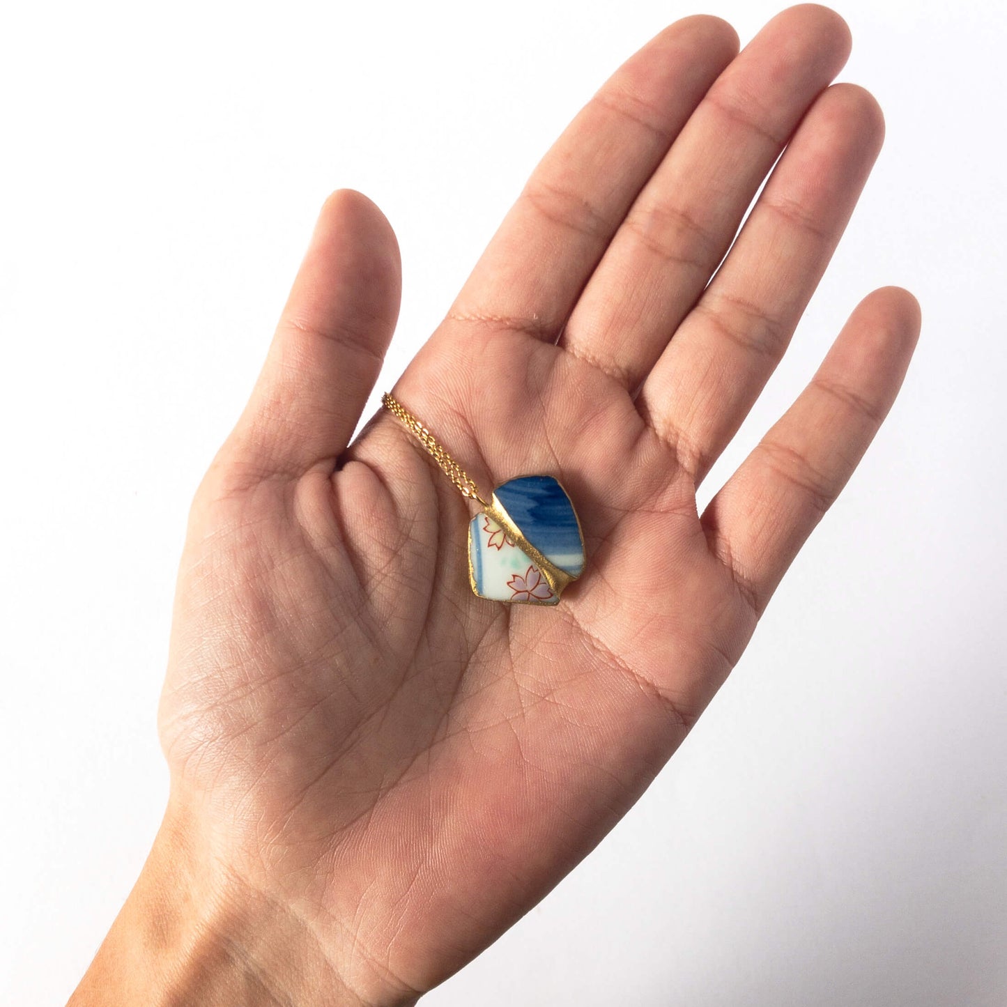 Yobitsugi Necklace-Kintsugi jewelry-Japanese pottery jewelry-JAPONICA