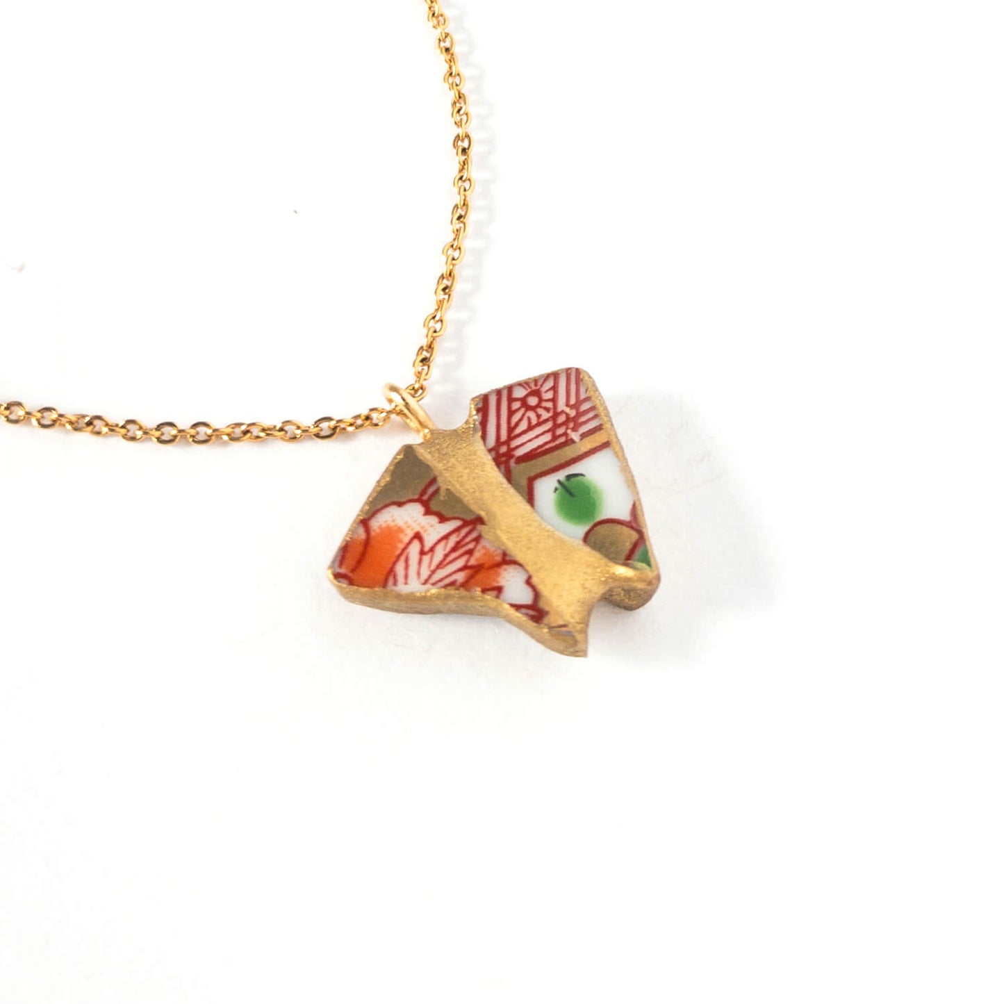 Yobitsugi Necklace-Kintsugi jewelry-Japanese pottery jewelry-JAPONICA
