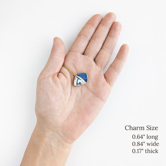Yobitsugi Kintsugi Necklace - Blue