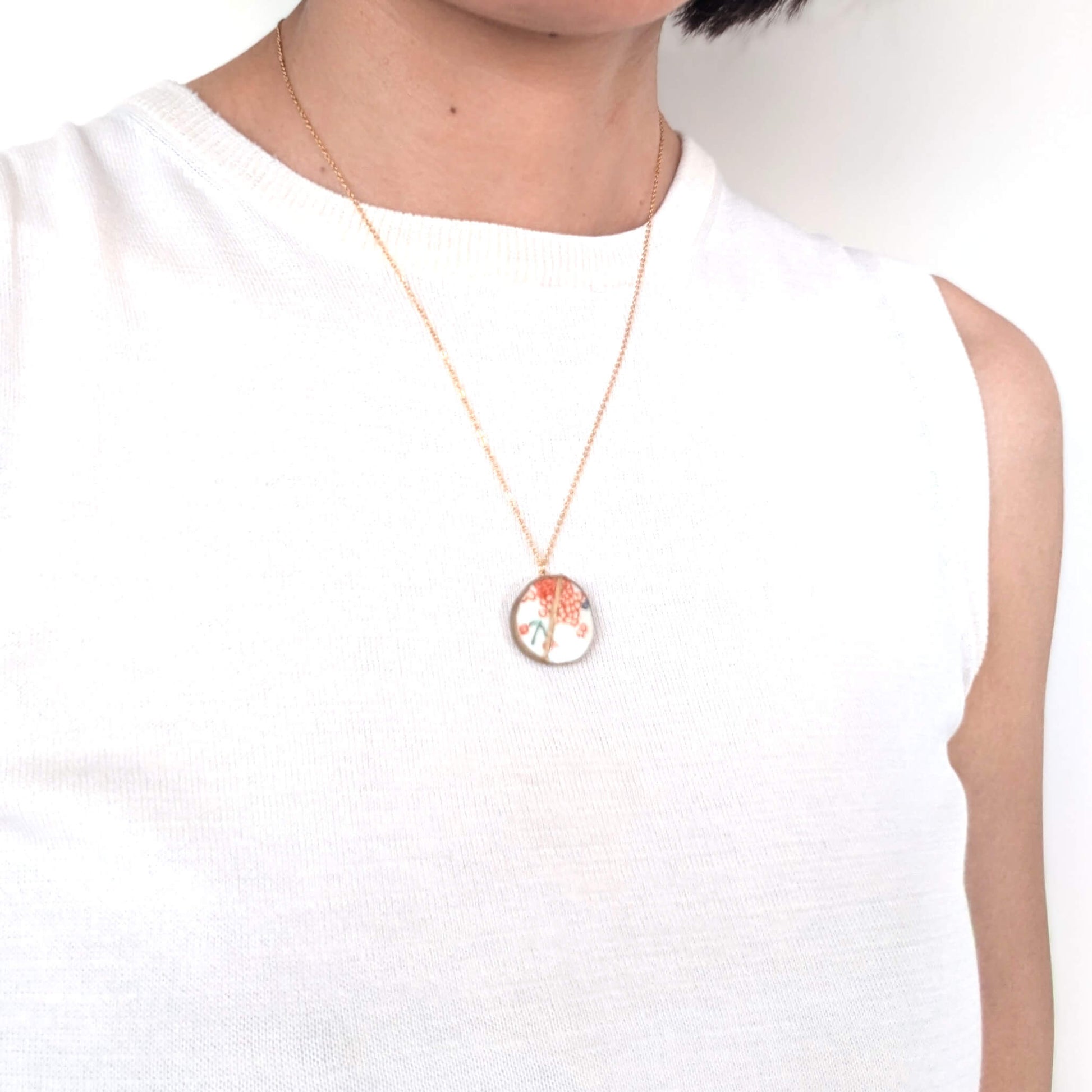 Ware Necklace-Kintsugi jewelry-Japanese pottery jewelry-JAPONICA