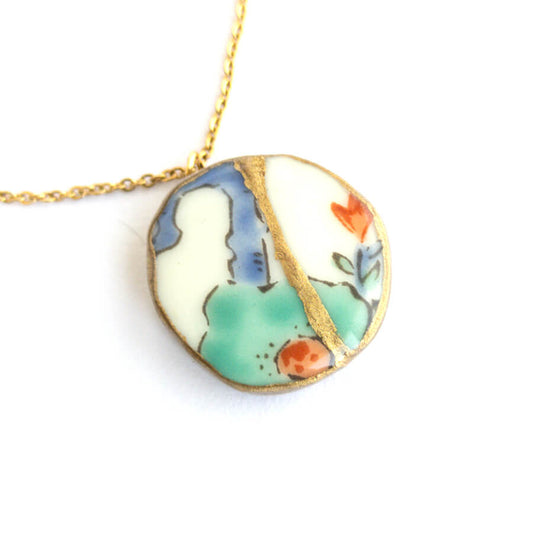 Ware Necklace-Kintsugi jewelry-Japanese pottery jewelry-JAPONICA