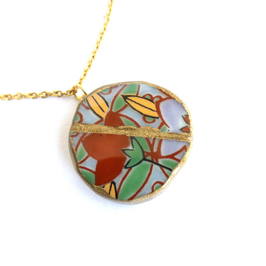 Ware Necklace-Kintsugi jewelry-Japanese pottery jewelry-JAPONICA