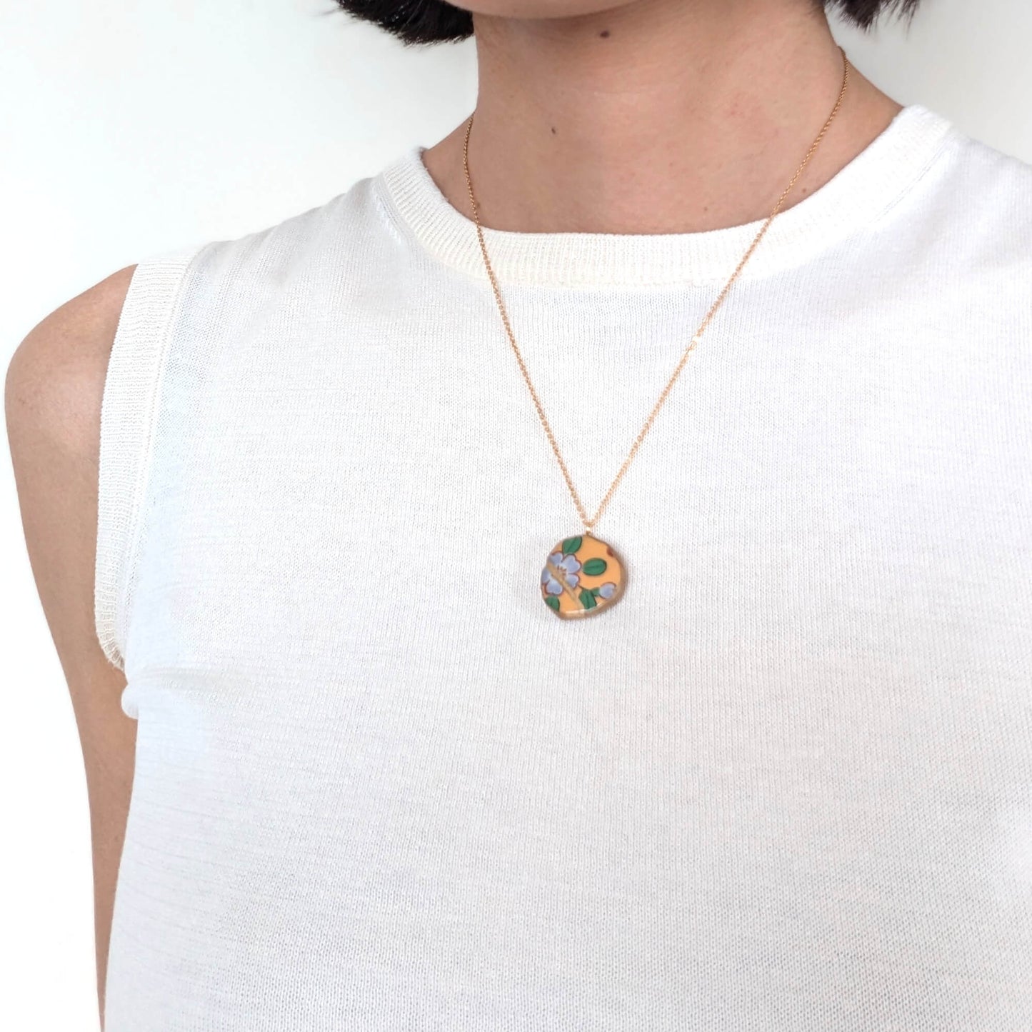Ware Necklace-Kintsugi jewelry-Japanese pottery jewelry-JAPONICA