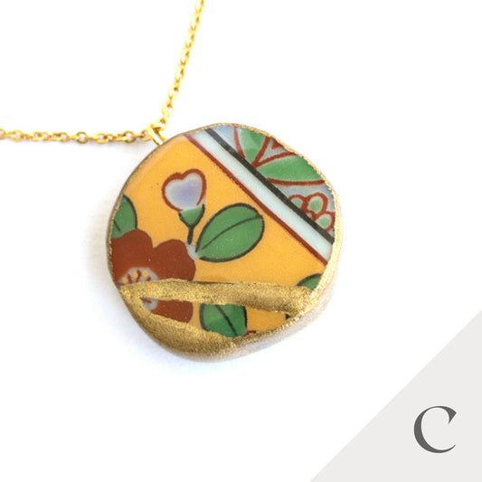 Ware Necklace-Kintsugi jewelry-Japanese pottery jewelry-JAPONICA