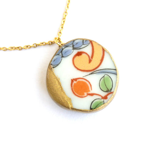 Kake Necklace-Kintsugi jewelry-Japanese pottery jewelry-JAPONICA