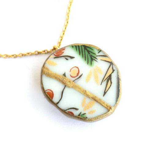 Ware Necklace-Kintsugi jewelry-Japanese pottery jewelry-JAPONICA