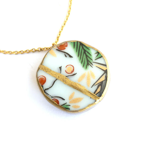 Ware Necklace-Kintsugi jewelry-Japanese pottery jewelry-JAPONICA