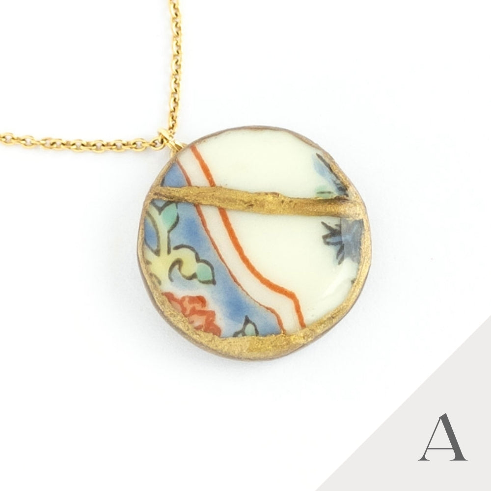 Ware Necklace-Kintsugi jewelry-Japanese pottery jewelry-JAPONICA