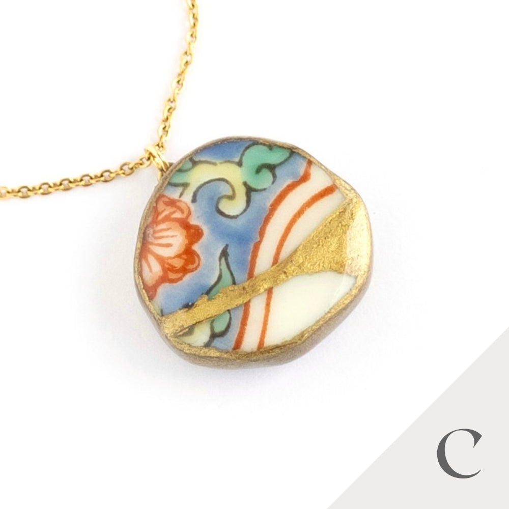 Ware Necklace-Kintsugi jewelry-Japanese pottery jewelry-JAPONICA