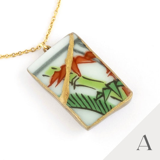 Ware Necklace-Kintsugi jewelry-Japanese pottery jewelry-JAPONICA