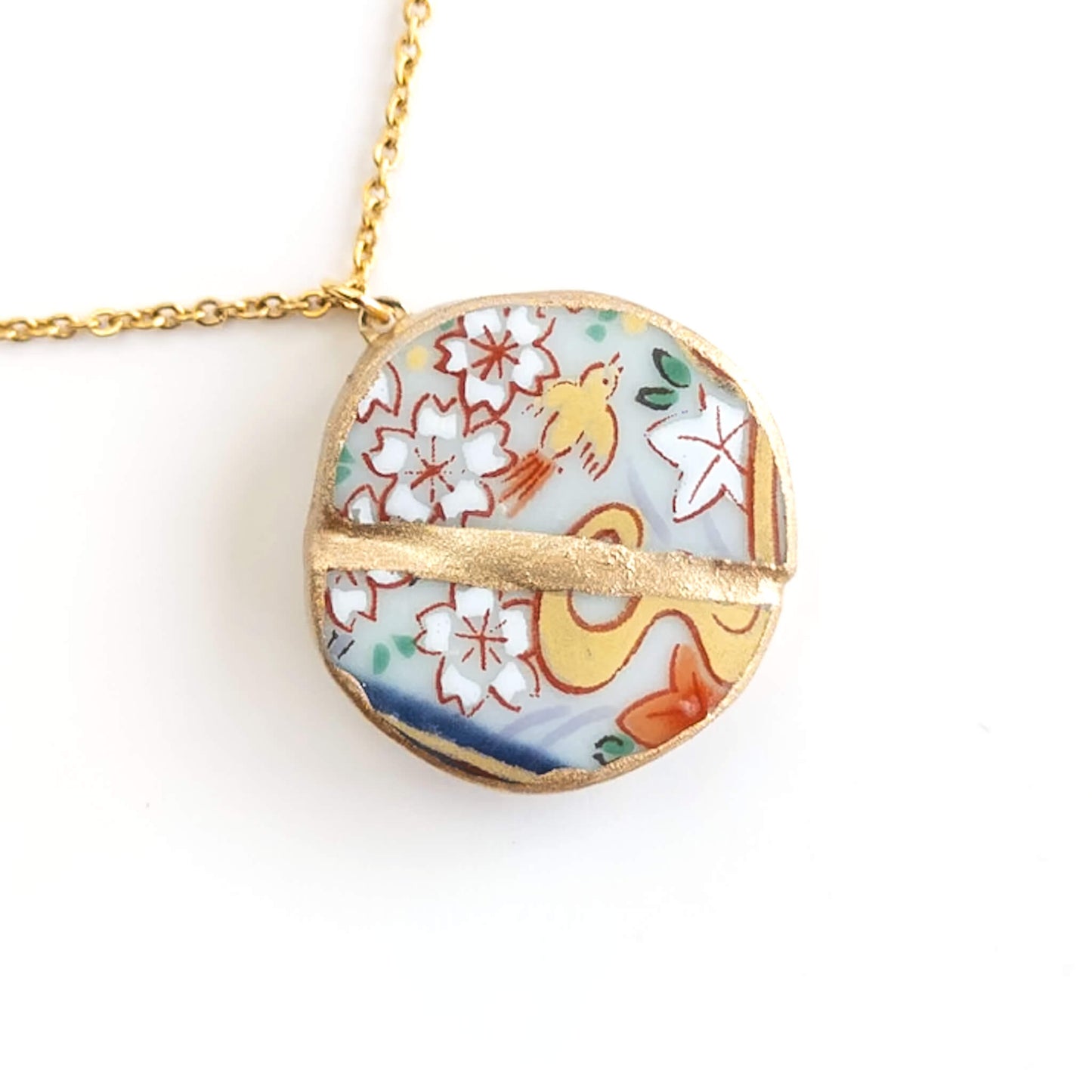 Ware Necklace-Kintsugi jewelry-Japanese pottery jewelry-JAPONICA