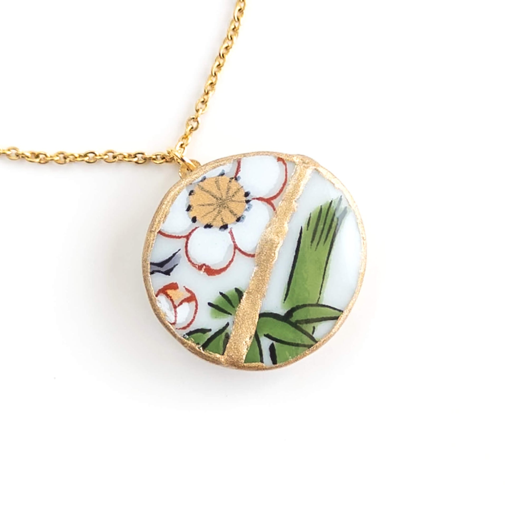 Ware Necklace-Kintsugi jewelry-Japanese pottery jewelry-JAPONICA