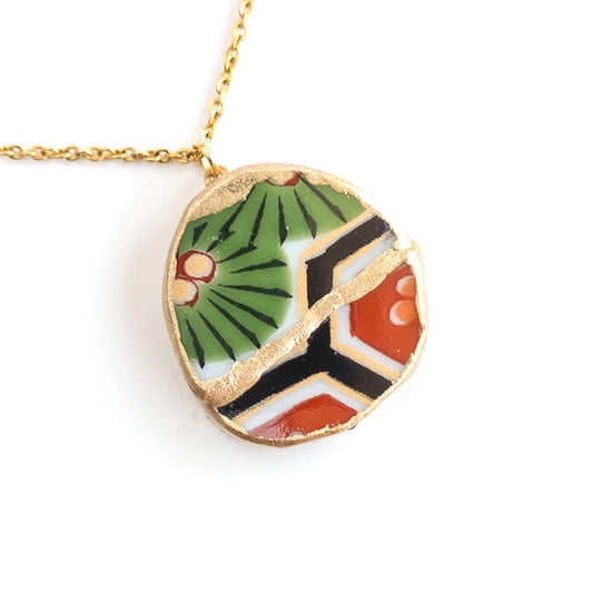 Ware Necklace-Kintsugi jewelry-Japanese pottery jewelry-JAPONICA