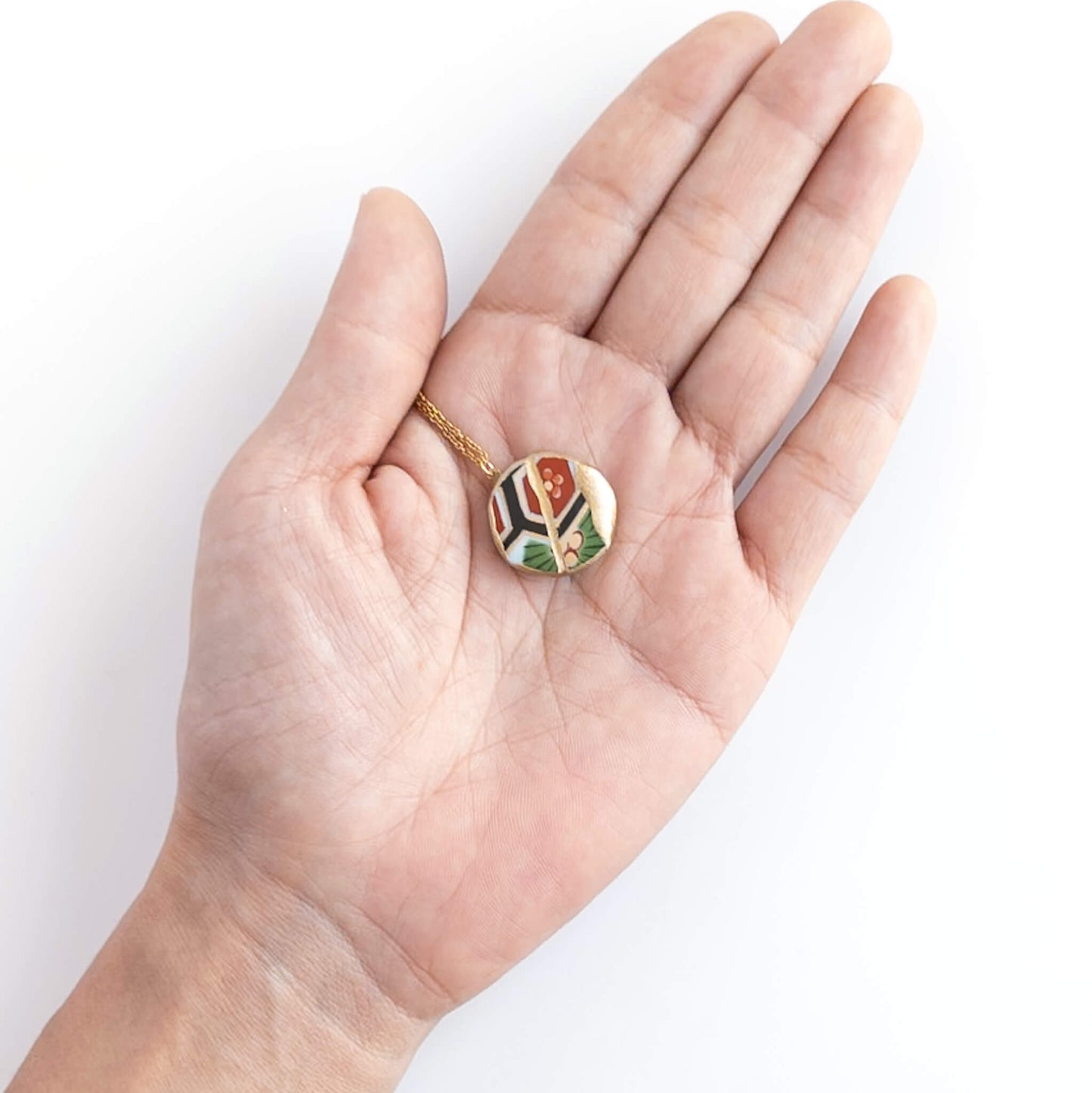 Kake Necklace-Kintsugi jewelry-Japanese pottery jewelry-JAPONICA