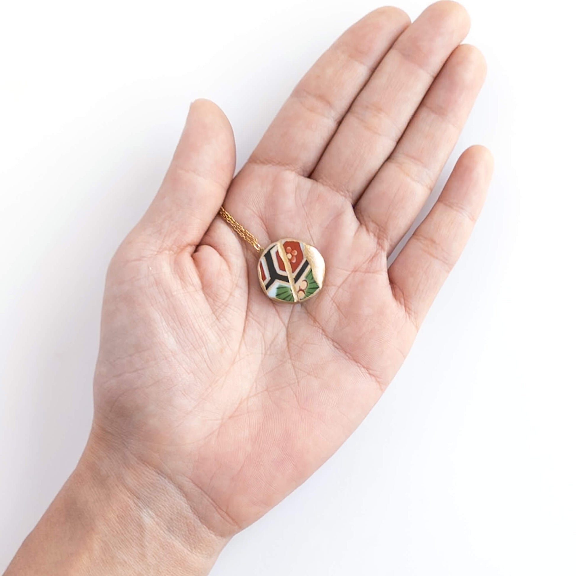 Kake Necklace-Kintsugi jewelry-Japanese pottery jewelry-JAPONICA