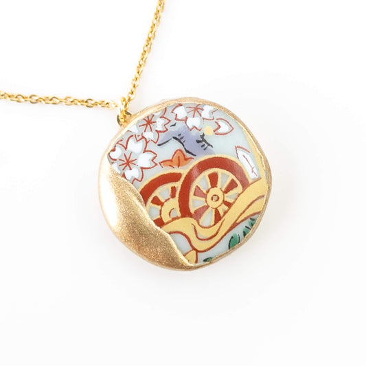 Kake Necklace-Kintsugi jewelry-Japanese pottery jewelry-JAPONICA