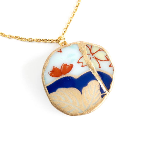 Ware Necklace-Kintsugi jewelry-Japanese pottery jewelry-JAPONICA