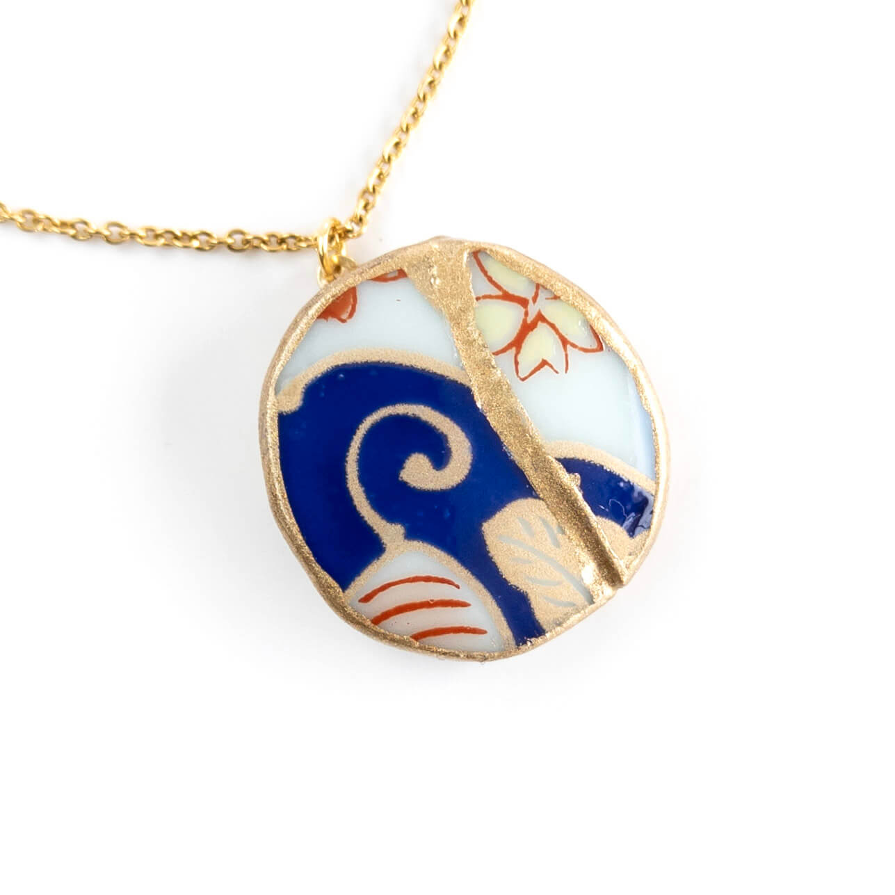 Ware Necklace-Kintsugi jewelry-Japanese pottery jewelry-JAPONICA