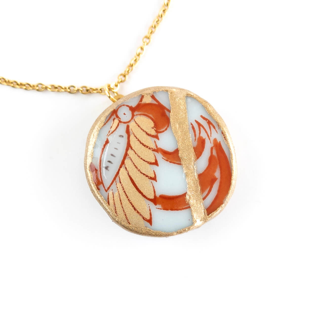 Ware Necklace-Kintsugi jewelry-Japanese pottery jewelry-JAPONICA