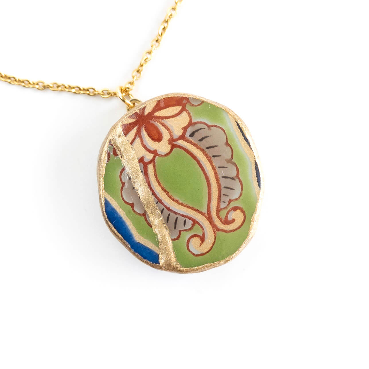 Ware Necklace-Kintsugi jewelry-Japanese pottery jewelry-JAPONICA