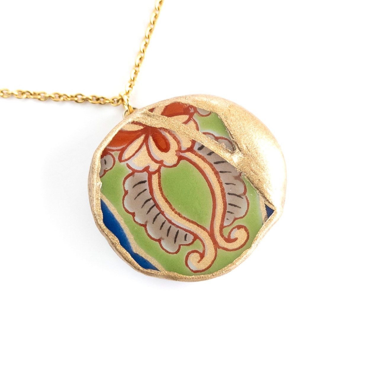 Kake Necklace-Kintsugi jewelry-Japanese pottery jewelry-JAPONICA