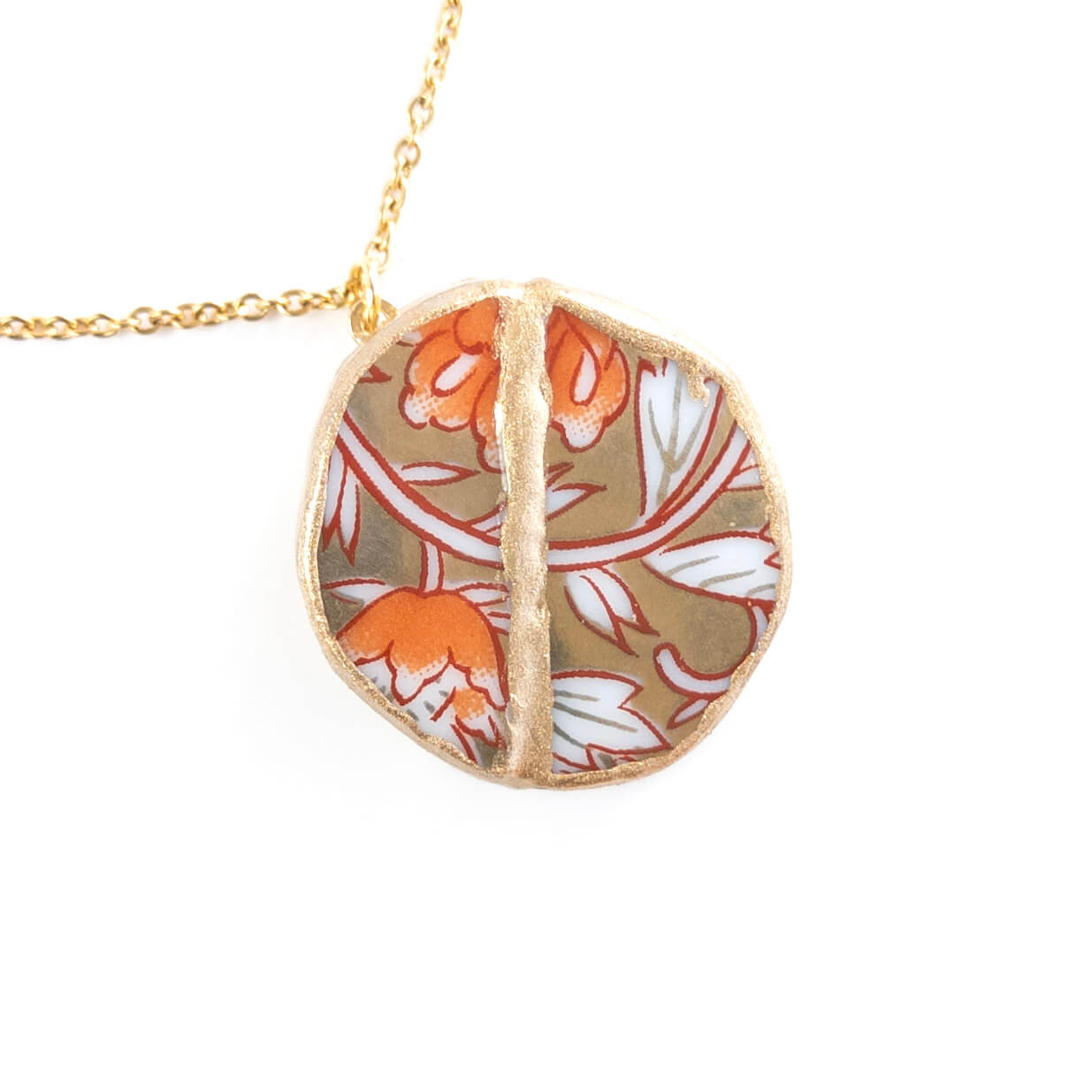 Ware Necklace-Kintsugi jewelry-Japanese pottery jewelry-JAPONICA