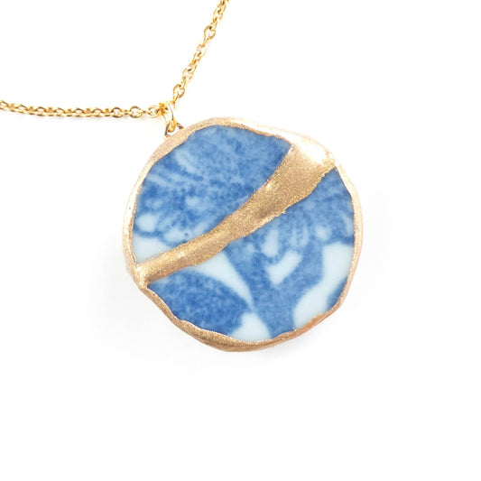 Ware Necklace-Kintsugi jewelry-Japanese pottery jewelry-JAPONICA