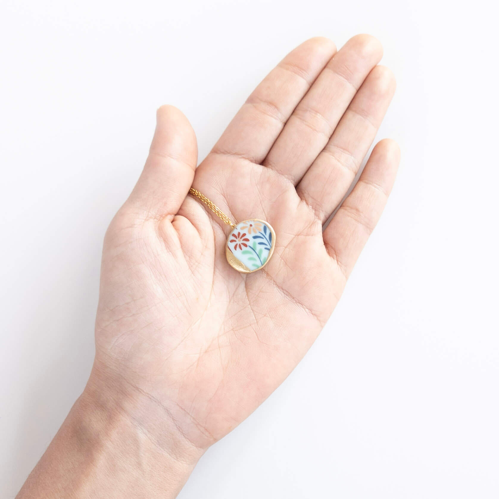 Kake Necklace-Kintsugi jewelry-Japanese pottery jewelry-JAPONICA