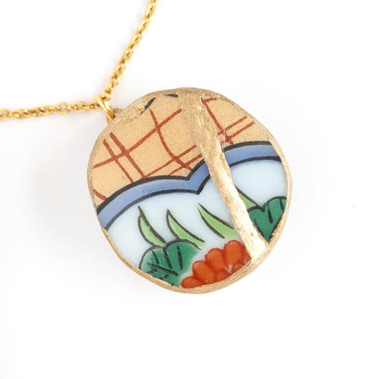 Ware Necklace-Kintsugi jewelry-Japanese pottery jewelry-JAPONICA