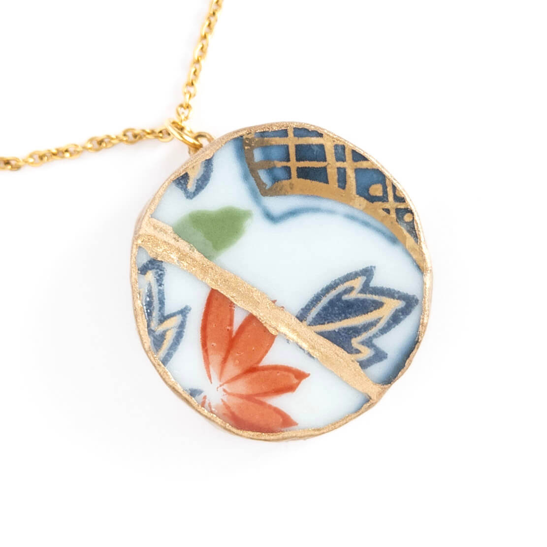 Ware Necklace-Kintsugi jewelry-Japanese pottery jewelry-JAPONICA