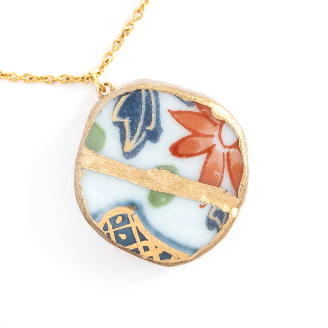 Ware Necklace-Kintsugi jewelry-Japanese pottery jewelry-JAPONICA