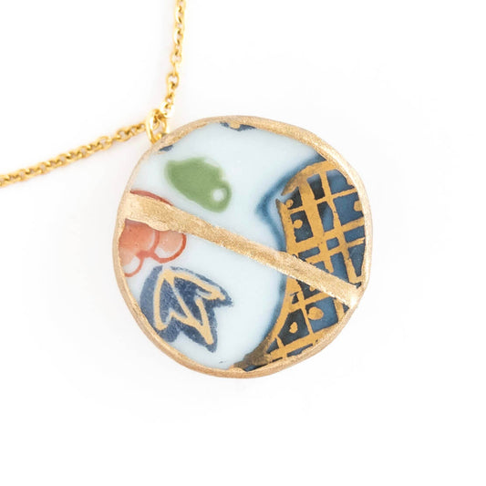 Ware Necklace-Kintsugi jewelry-Japanese pottery jewelry-JAPONICA