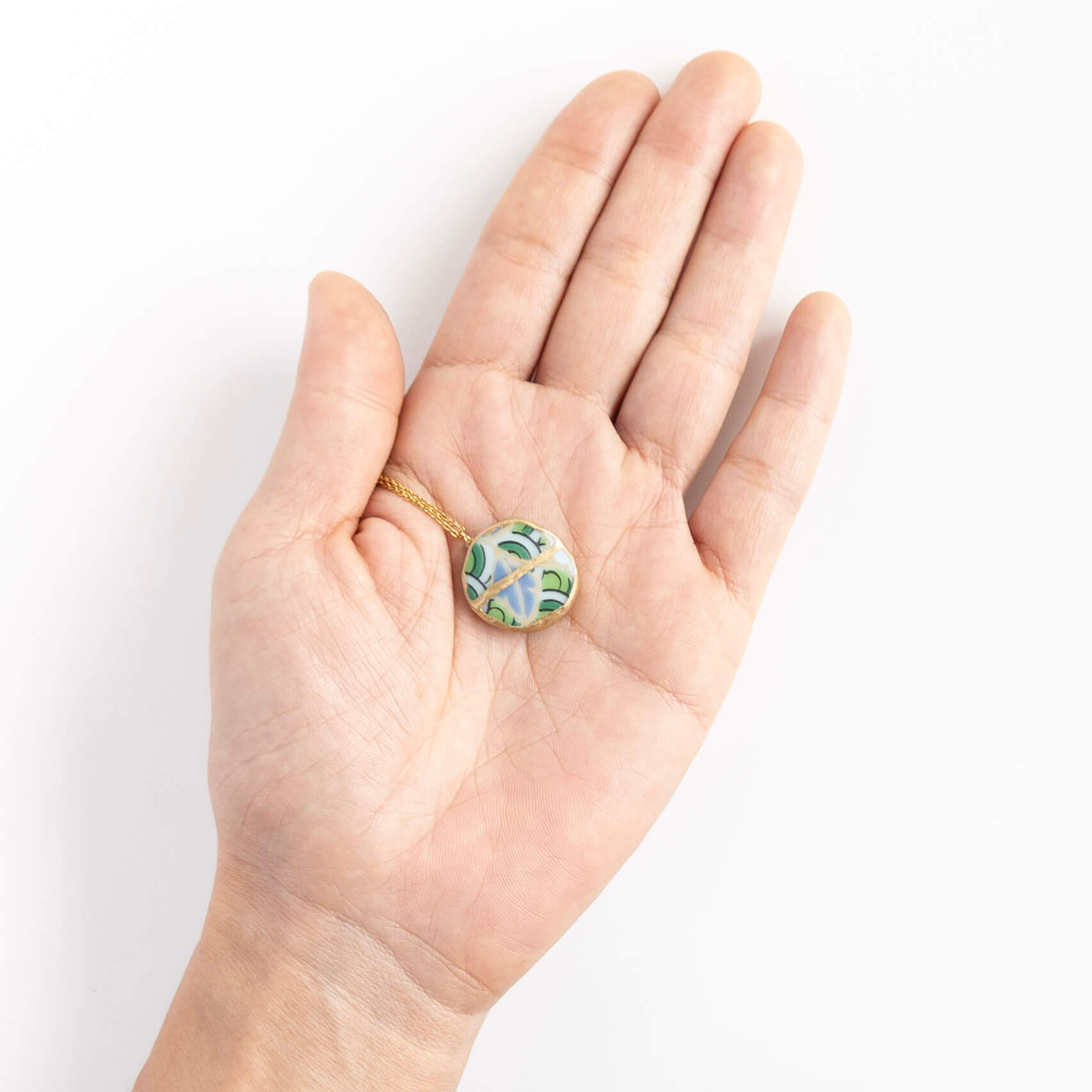 Ware Necklace-Kintsugi jewelry-Japanese pottery jewelry-JAPONICA